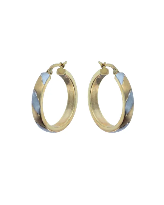 9CT T/T HOOPS 3mm/20mm